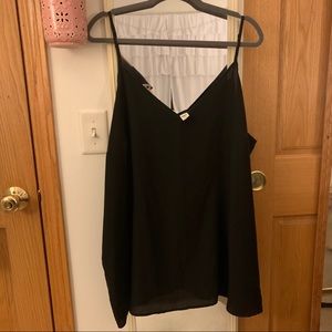 Simple chiffon tank top